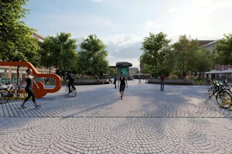 design and render urban park, public space and master plan