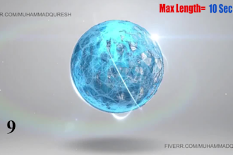 make 4 youtube video intro animation in 24 hrs