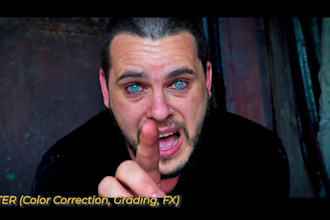 make a pro edit for your videoclip with your raw footages