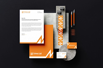 design stationery, business cards, invoices, and letterheads