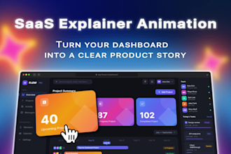 animate your saas dashboard UI for onboarding and product demo videos