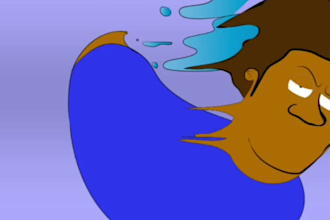 create frame by frame 2d cartoon animation