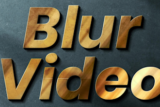 track and blur moving object or person, blur video