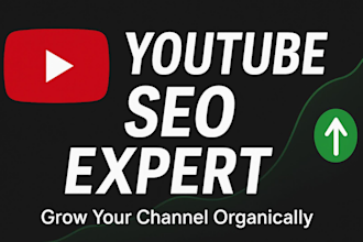 do targeted youtube SEO and channel optimization to grow your views  organically