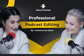 do podcast video and audio editing including multicam editing