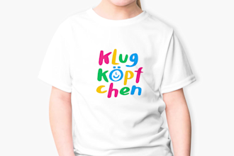 create cute kids logo, hand drawn design
