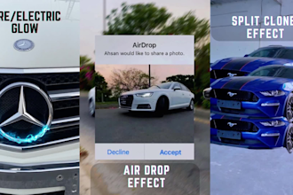 do professional car video editing