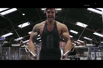 create a promotional video for gym, fitness, and sport