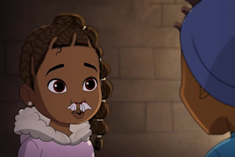 do 2d cartoon music video, animated anime style, anime fight