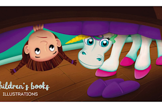 design characters, animals, and childrens illustrations