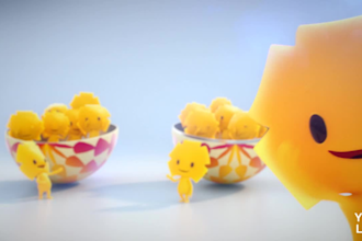 make a cute happy easter video with your logo