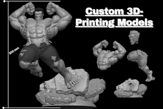 sculpt 3d character, miniature and 3d model for 3d printing