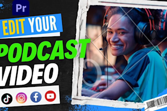 professionally edit your podcast video into shorts