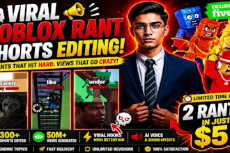 create viral roblox rant videos for youtube shorts