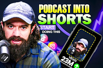 convert your podcast into engaging short videos for tiktok, instagram, youtube
