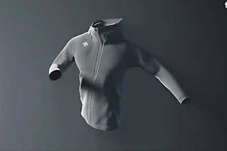 render realism 3d hoodie design, cgi fashion animation 3d video ads