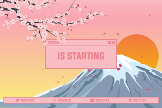 design animated twitch overlays, logo, alerts and screens