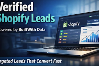 do builtwith report, website analysis to get shopify leads and ecommerce leads