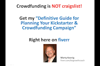 provide a detailed planning checklist for a Kickstarter campaign, guide road map