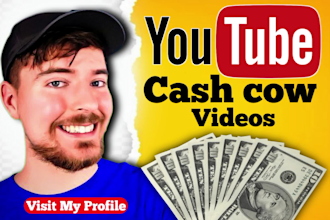 make top 10 faceless cash cow and complete youtube automation