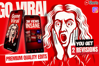 edit viral premium reels, shorts and social media ads