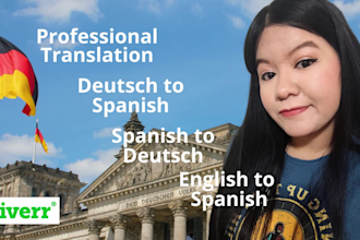 translate everything you need from german to spanish