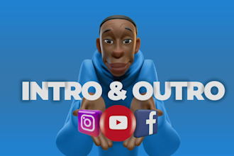make a unique youtube intro and outro video