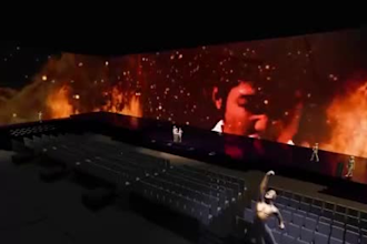 create concert show billboard animation for led wall, led screen and stage show