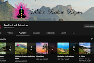 create, setup youtube channel with logo, banner and video SEO