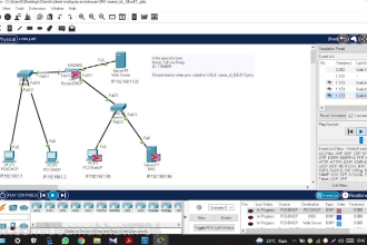 do wireshark analysis, cisco packet tracer, ensp task