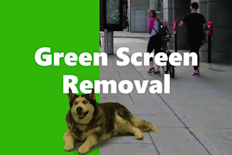 remove green screen from the background