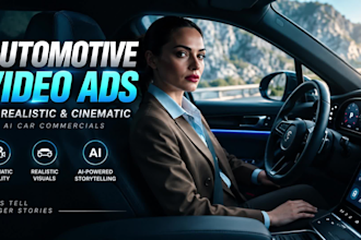 create realistic cinematic ai car commercials and automotive video ads