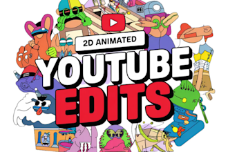 2d youtube animated faceless videos like dinzo, james toland, etc