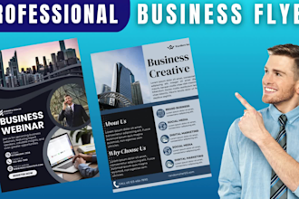 design engaging flyer for your business in 24 hours
