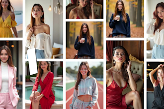 create realistic ai influencer and onlyfans model, video