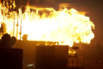 do vfx fire explosion effect, smoke effect, horror effect, compositing particles