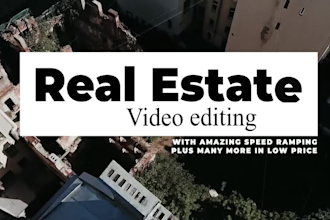 edit cinematic real estate videos and promos