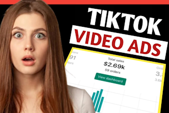 create tiktok video ads, dropshipping ads, explainer video, ugc tiktok ads