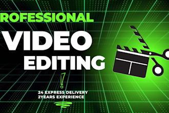 do professional video editing
