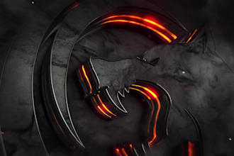 create an amazing 3d logo youtube intro video