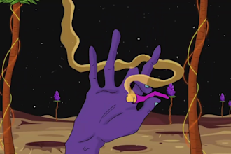 make psychedelic trippy visual music video