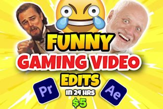 edit funny viral gameplay video in 24 hours