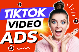 create customized tik tok video ads, ugc style tiktok ads for dropshipping