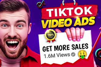 create viral dropshipping tik tok video ads, tiktok ads and short video ads