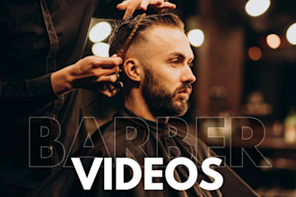 edit reels, tiktok for barbers, beauty salon, haircut videos, barber shop videos