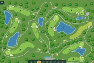 create an interactive golf course map with shot tracer for your website