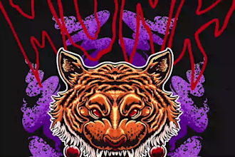 create custom tshirt design art for your merch or streetwear clothing brand