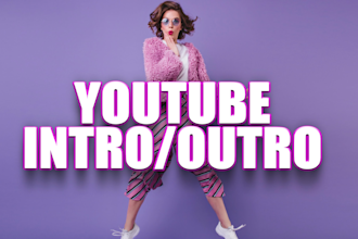 create your short youtube intro and outro
