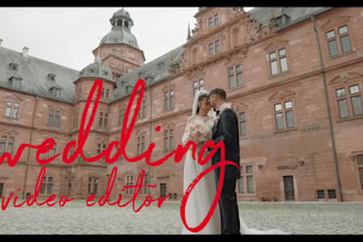 edit cinematic wedding video