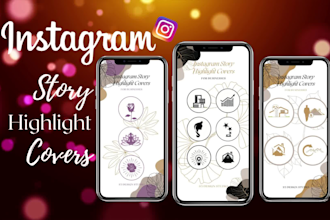 design instagram story highlight cover icons